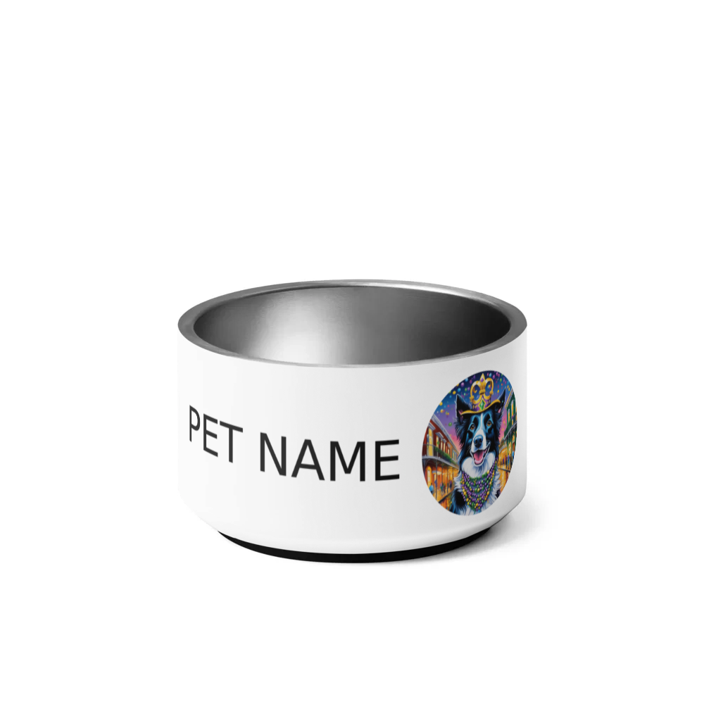 PugMug Custom Border Collie Pet Bowl