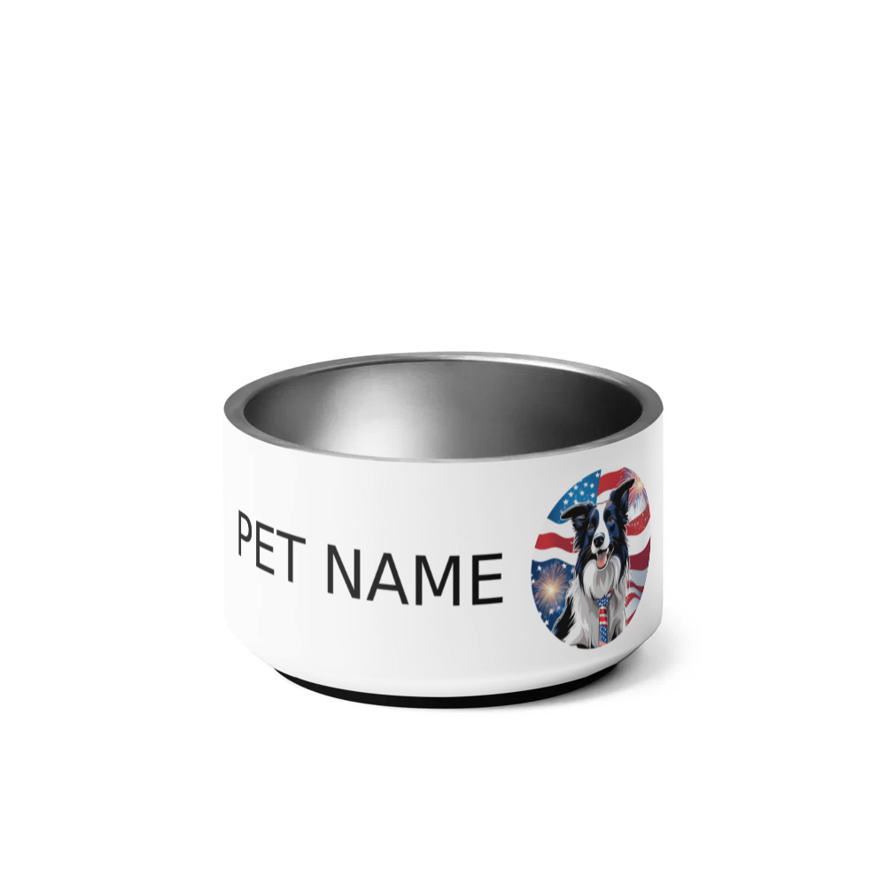 PugMug Custom Border Collie Pet Bowl