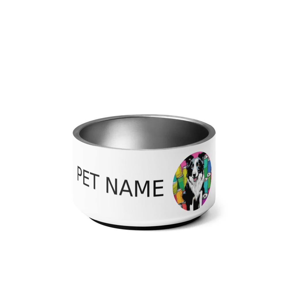 PugMug Custom Border Collie Pet Bowl