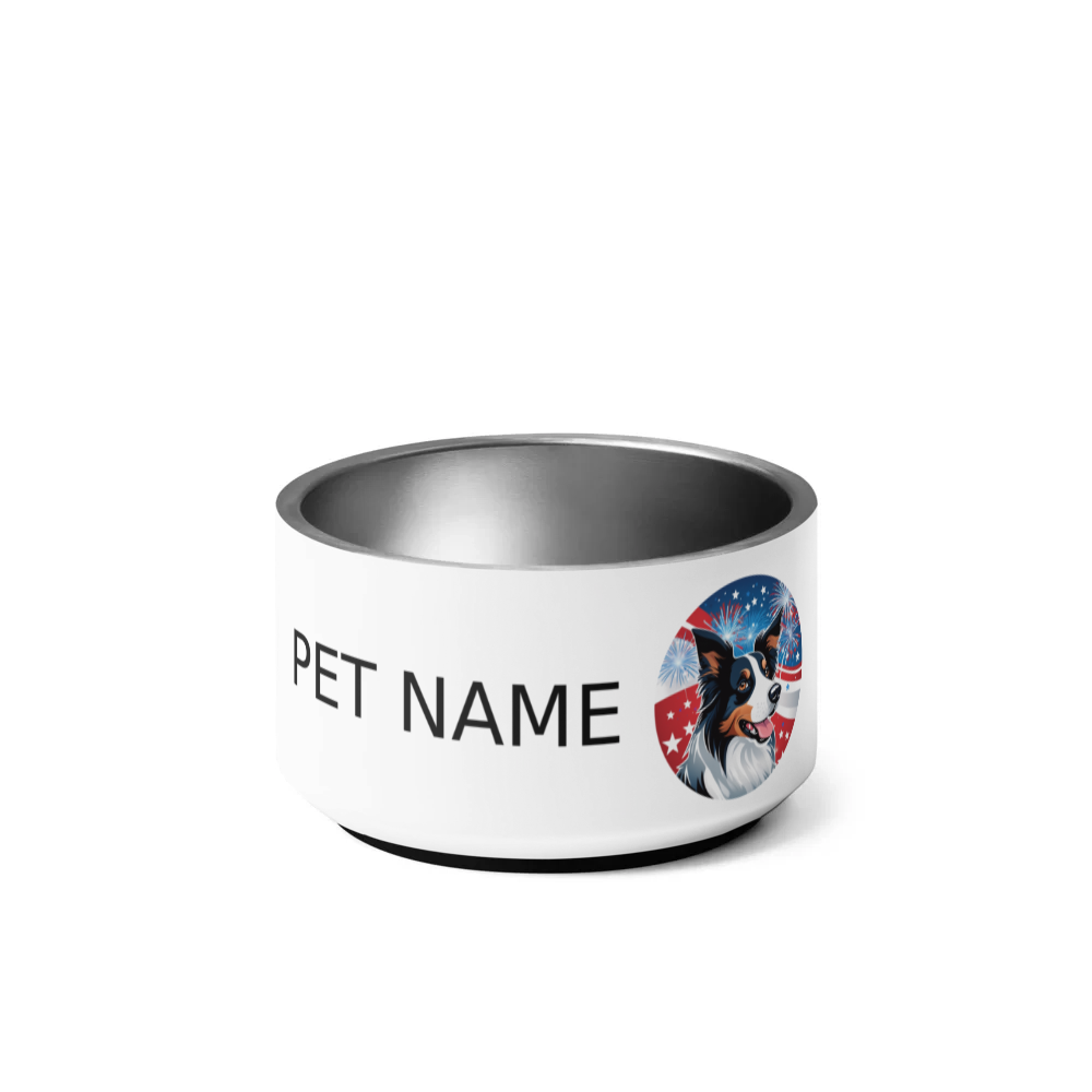 PugMug Custom Border Collie Pet Bowl