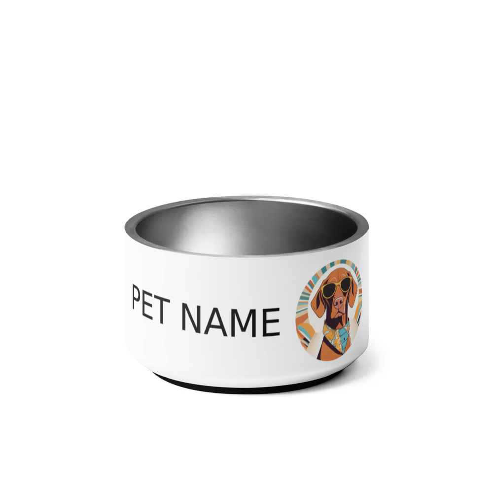PugMug Custom Vizsla Pet Bowl