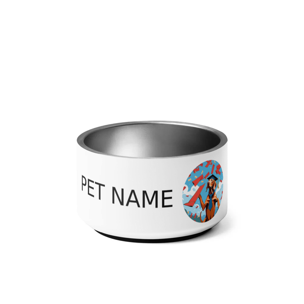 PugMug Custom Vizsla Pet Bowl