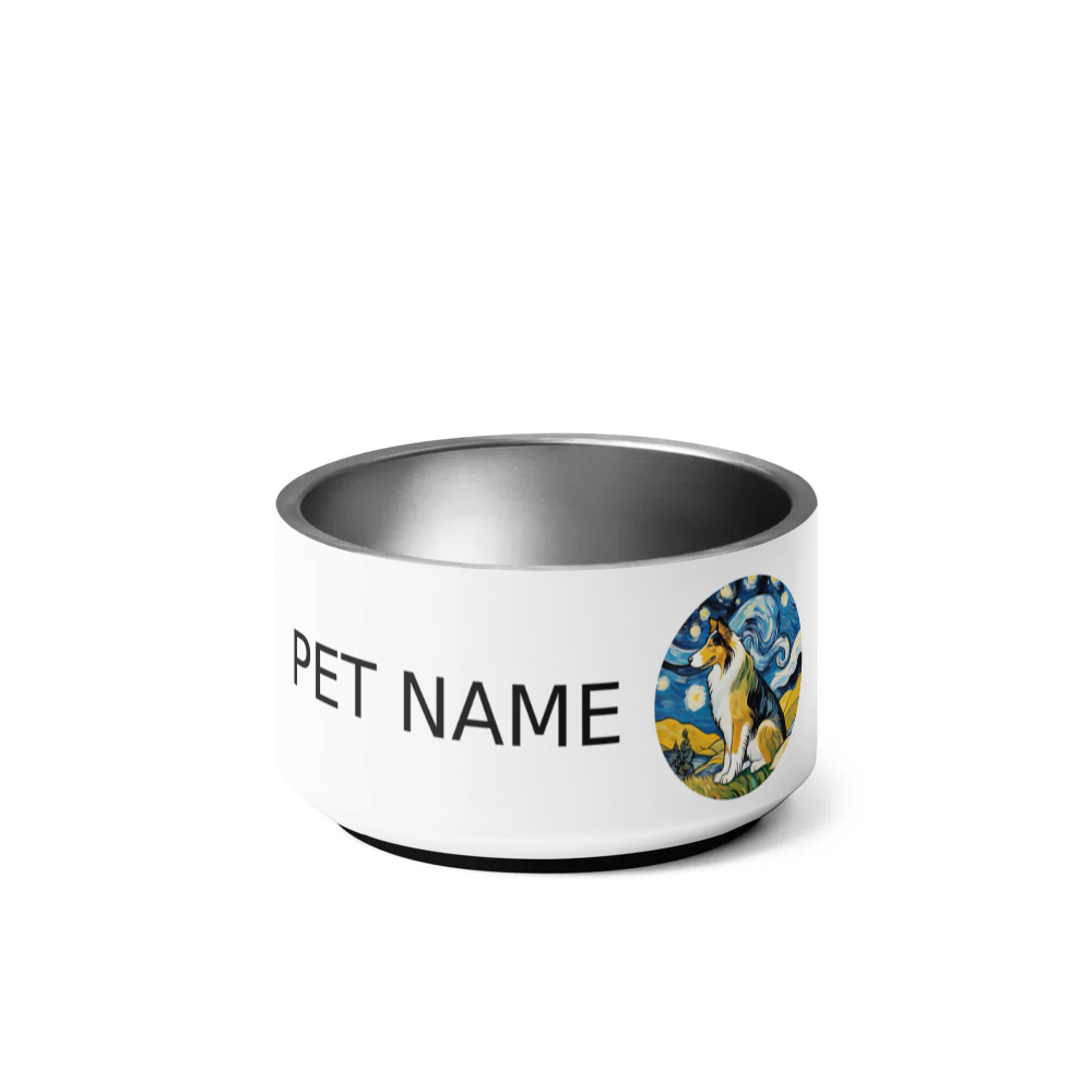 PugMug Custom Collie Pet Bowl