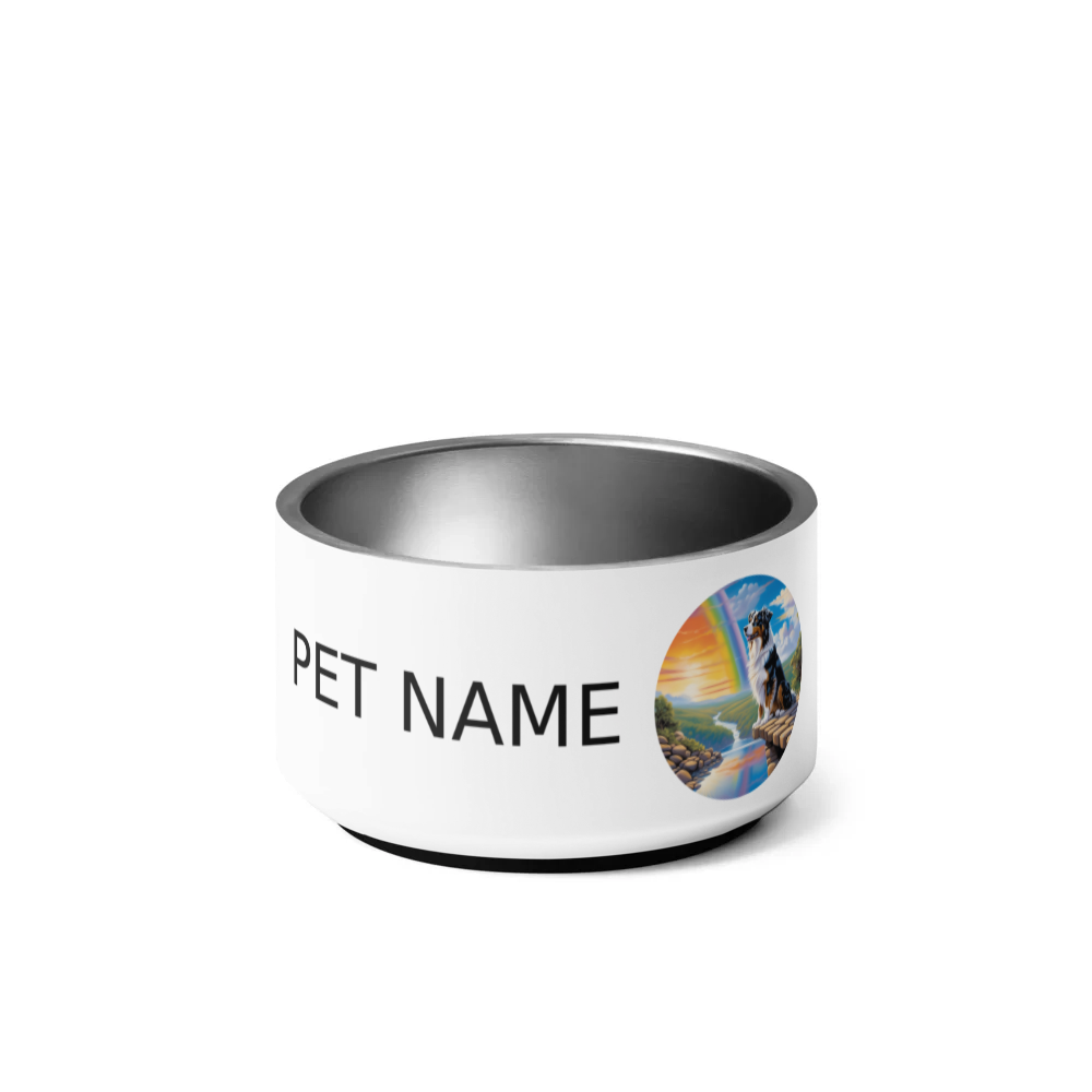 PugMug Custom Australian Shepherd Dog Pet Bowl