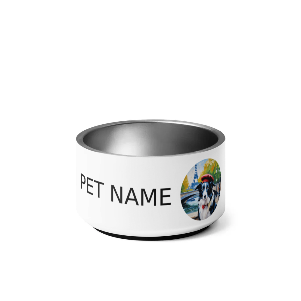 PugMug Custom Border Collie Pet Bowl