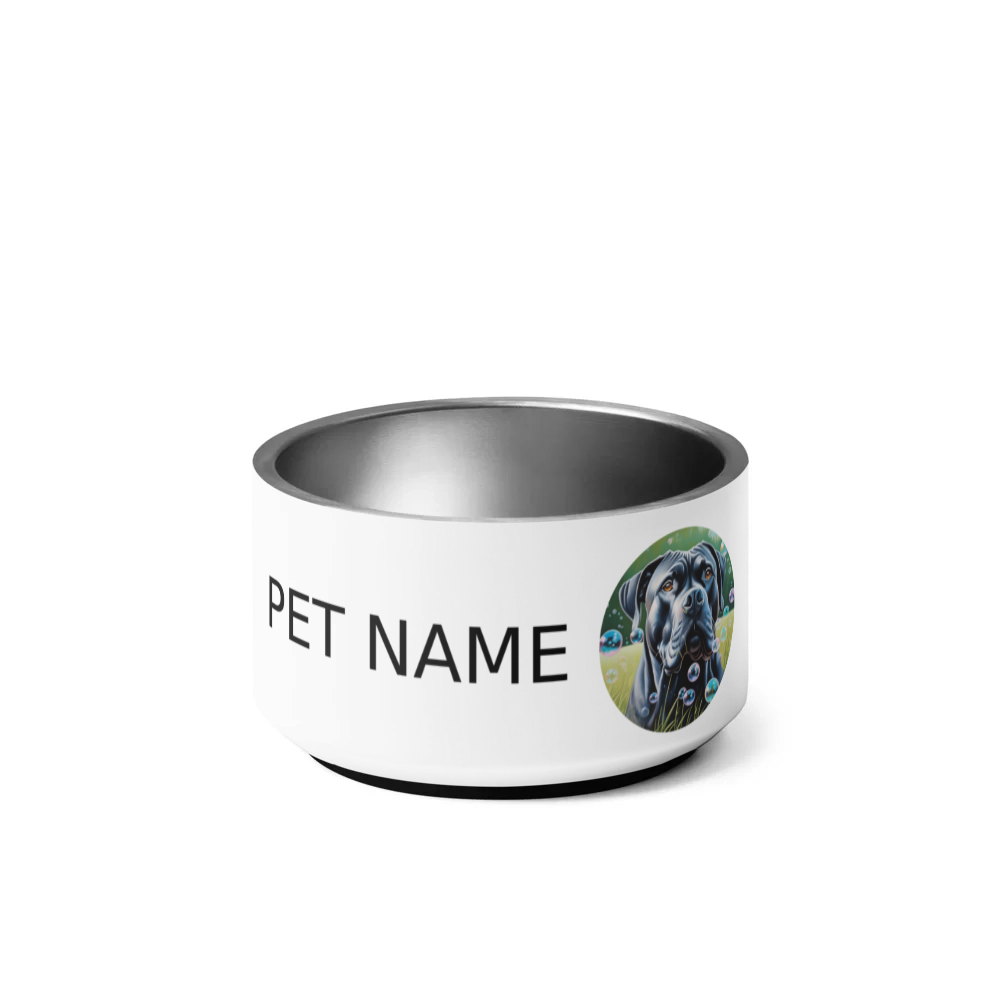 PugMug Custom Cane Corso Pet Bowl