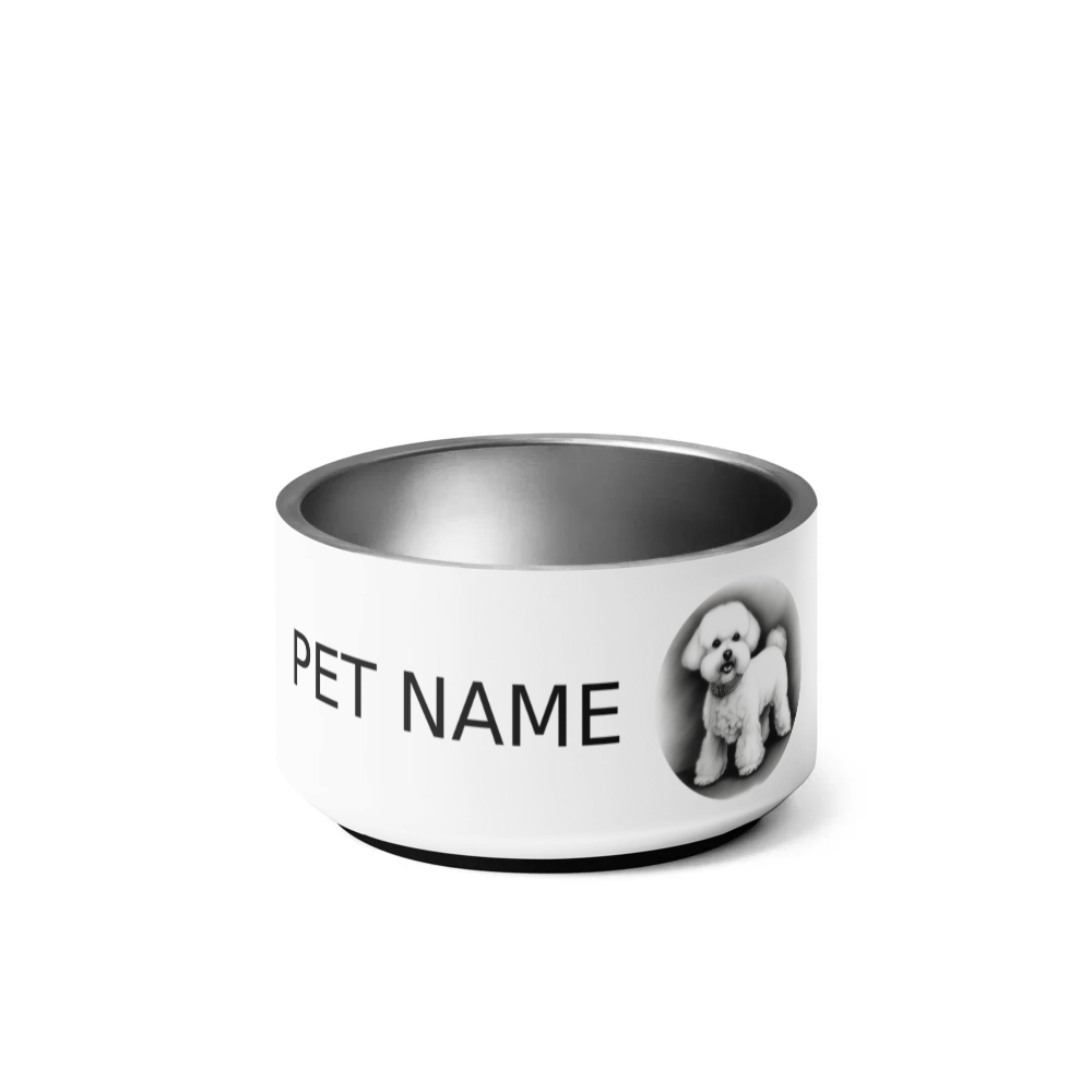 PugMug Custom Bichons Frise Pet Bowl
