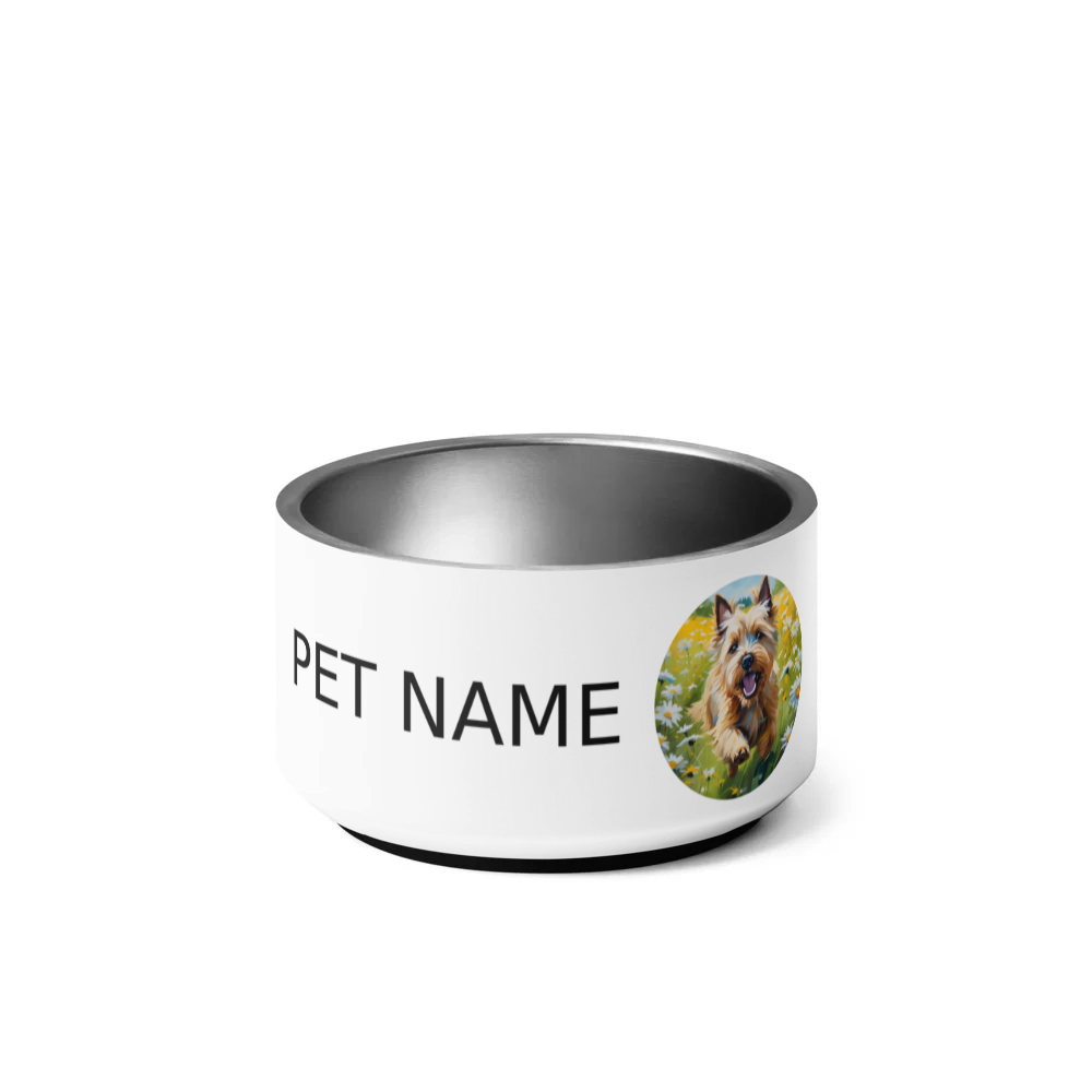 PugMug Custom Cairn Terrier Pet Bowl