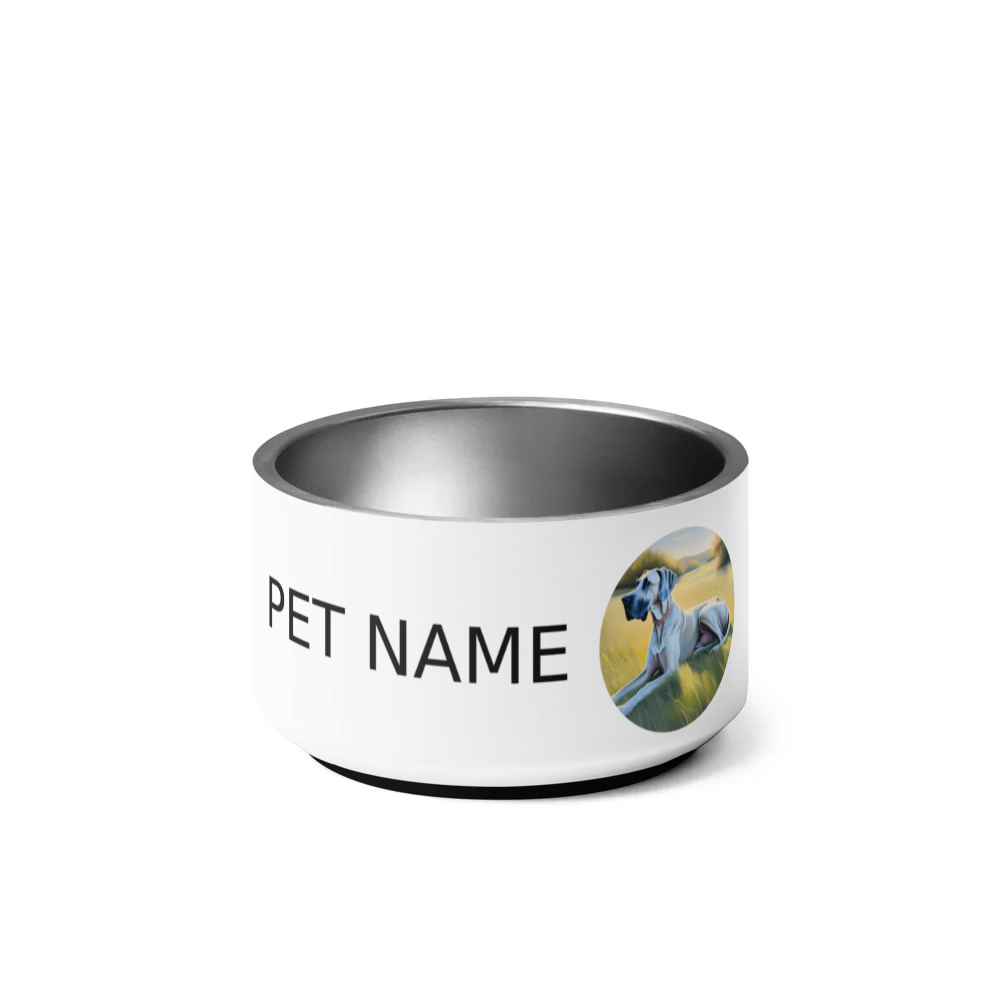 PugMug Custom Great Dane Pet Bowl