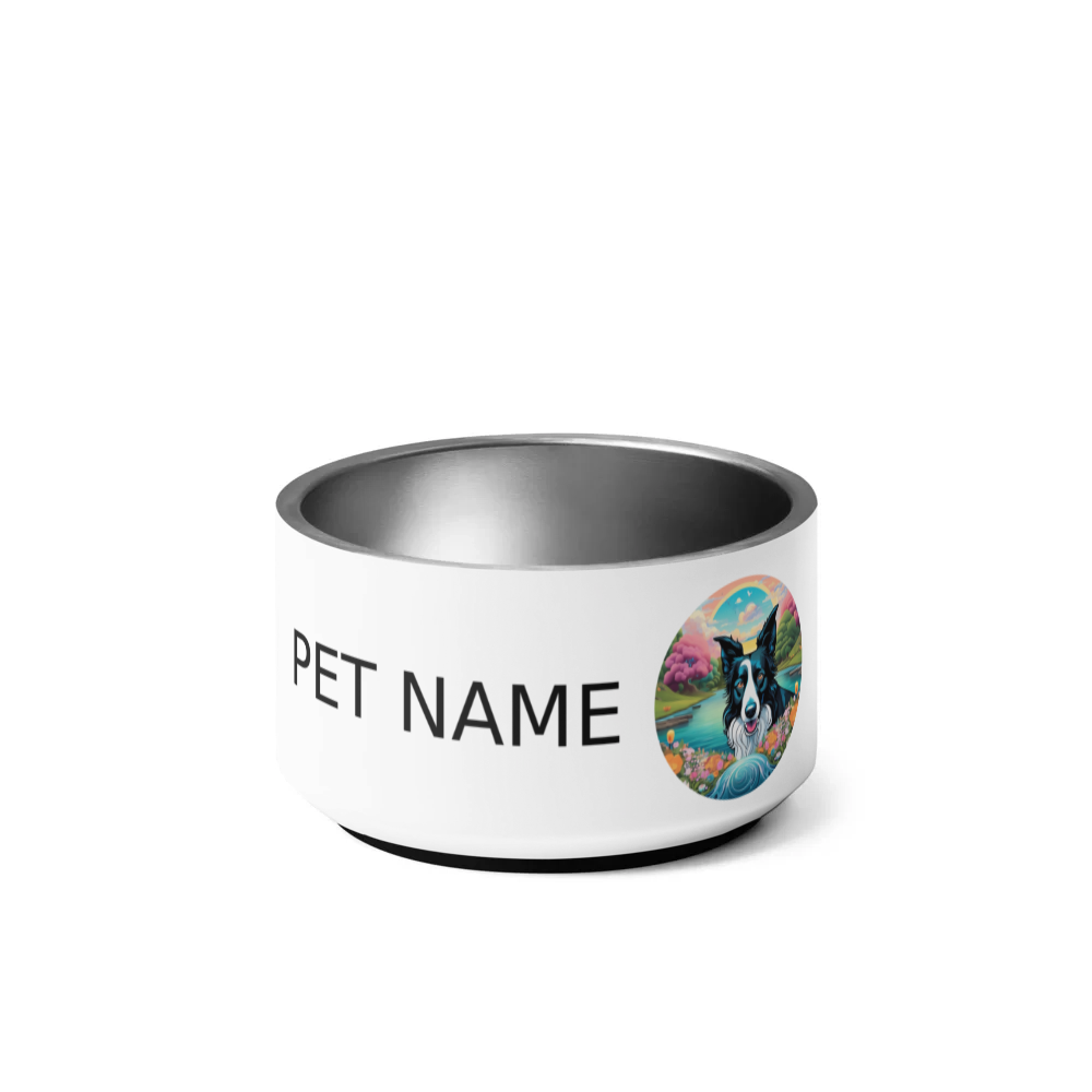 PugMug Custom Border Collie Pet Bowl