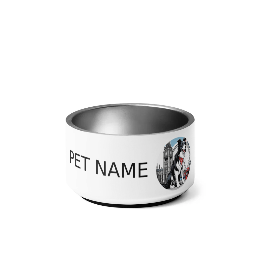 PugMug Custom Border Collie Pet Bowl