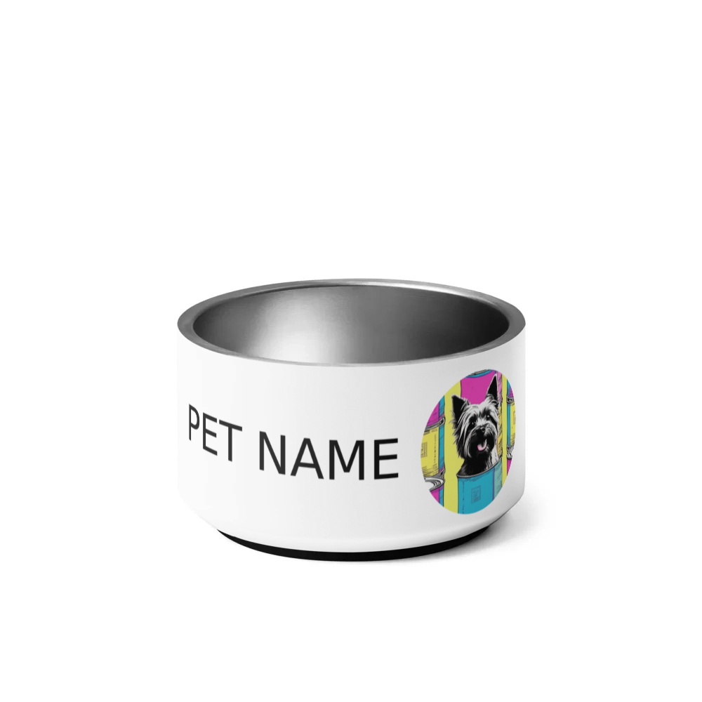 PugMug Custom Cairn Terrier Pet Bowl