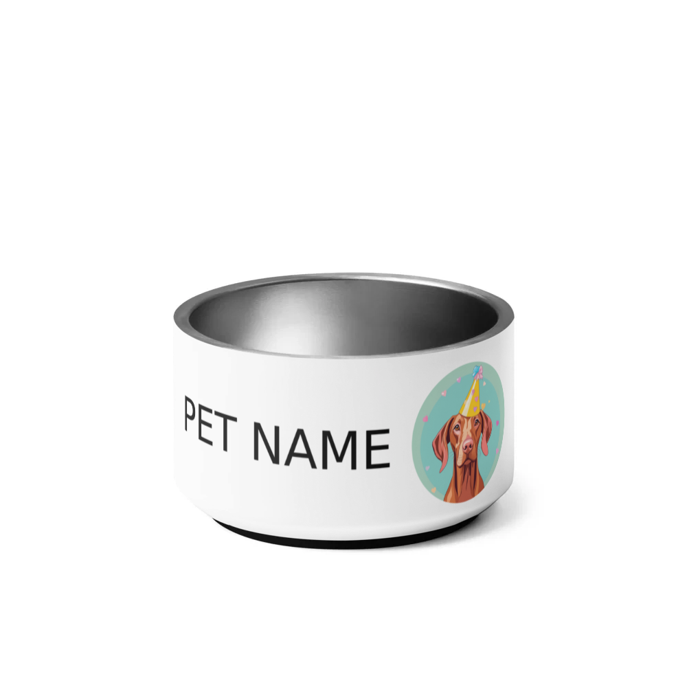 PugMug Custom Vizsla Pet Bowl