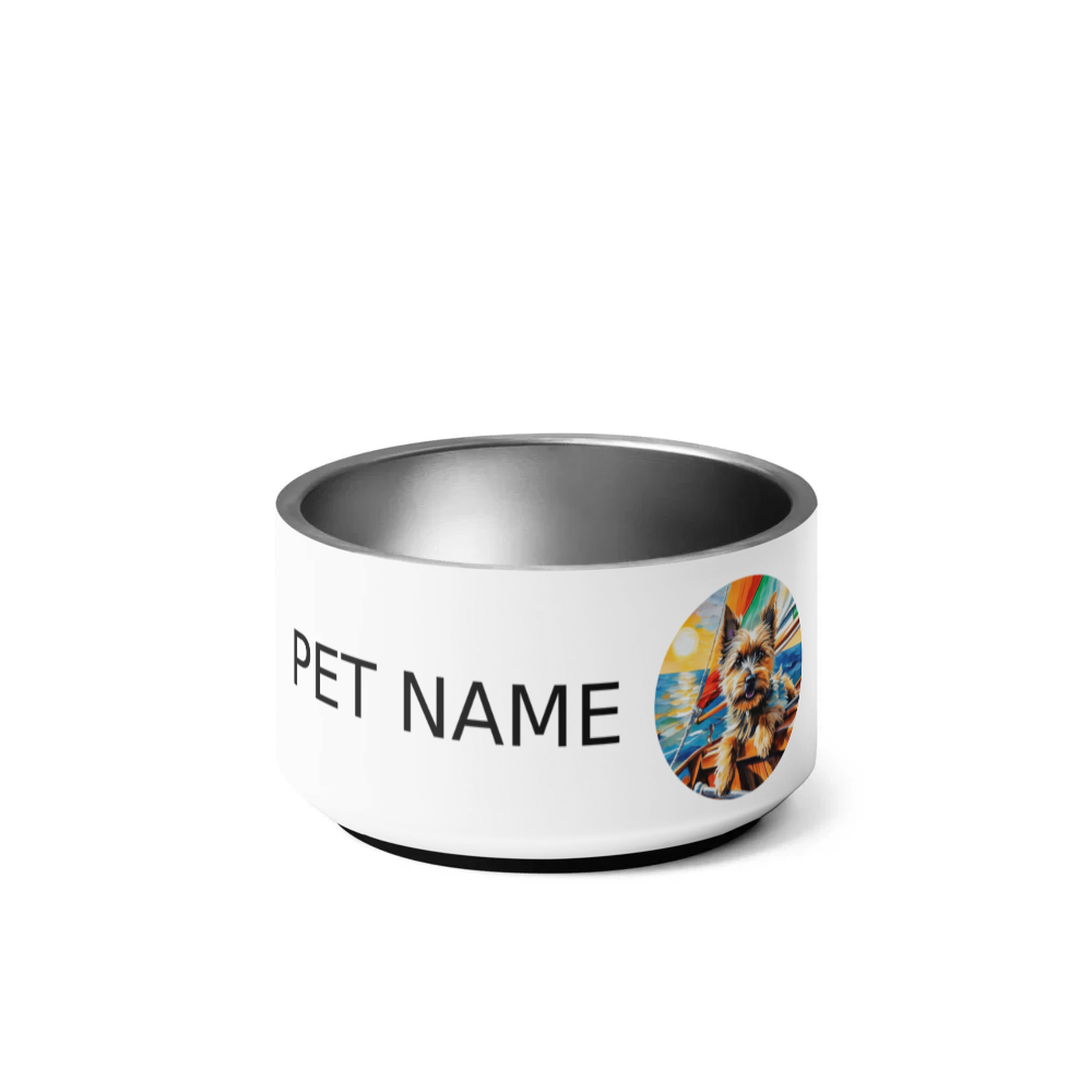 PugMug Custom Cairn Terrier Pet Bowl
