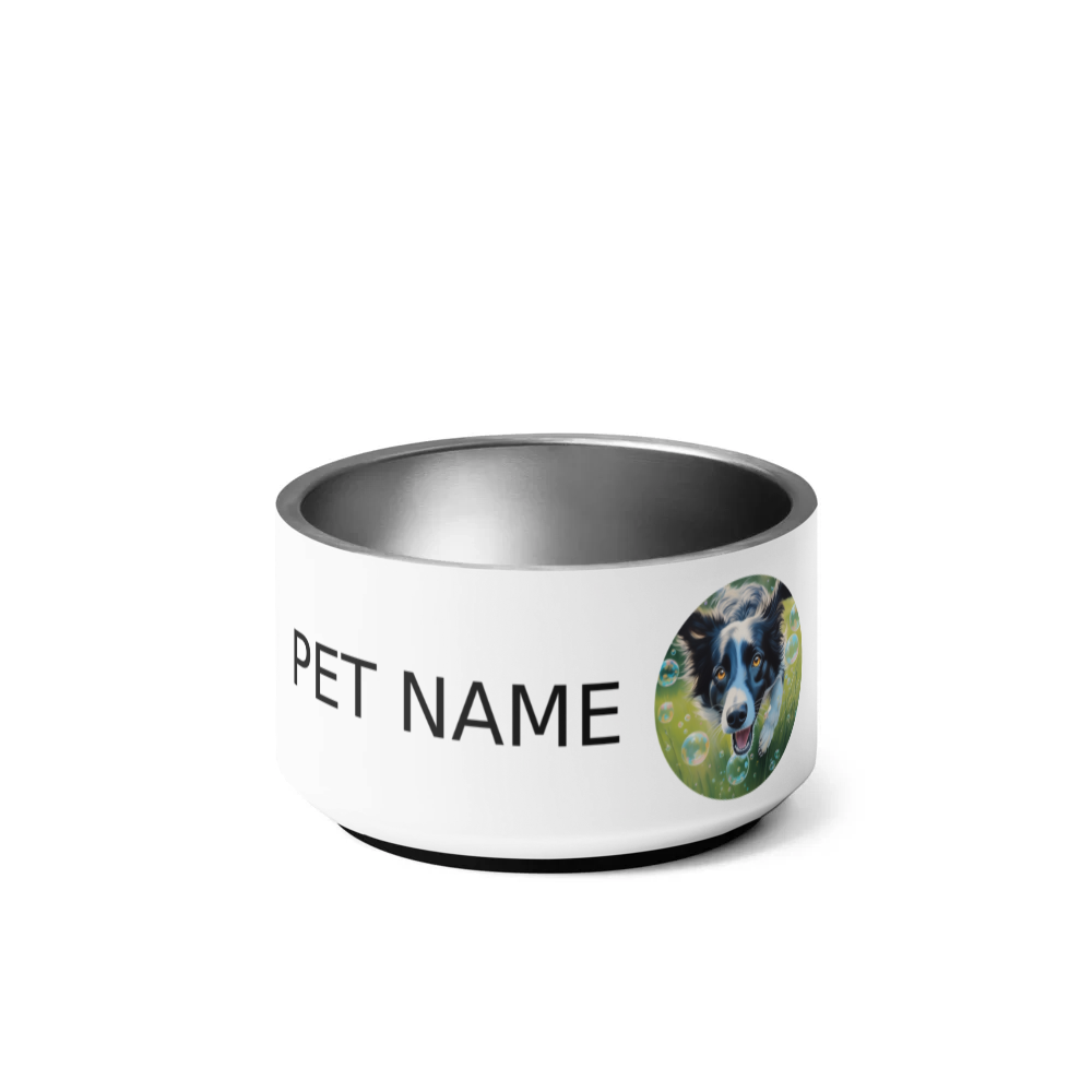 PugMug Custom Border Collie Pet Bowl