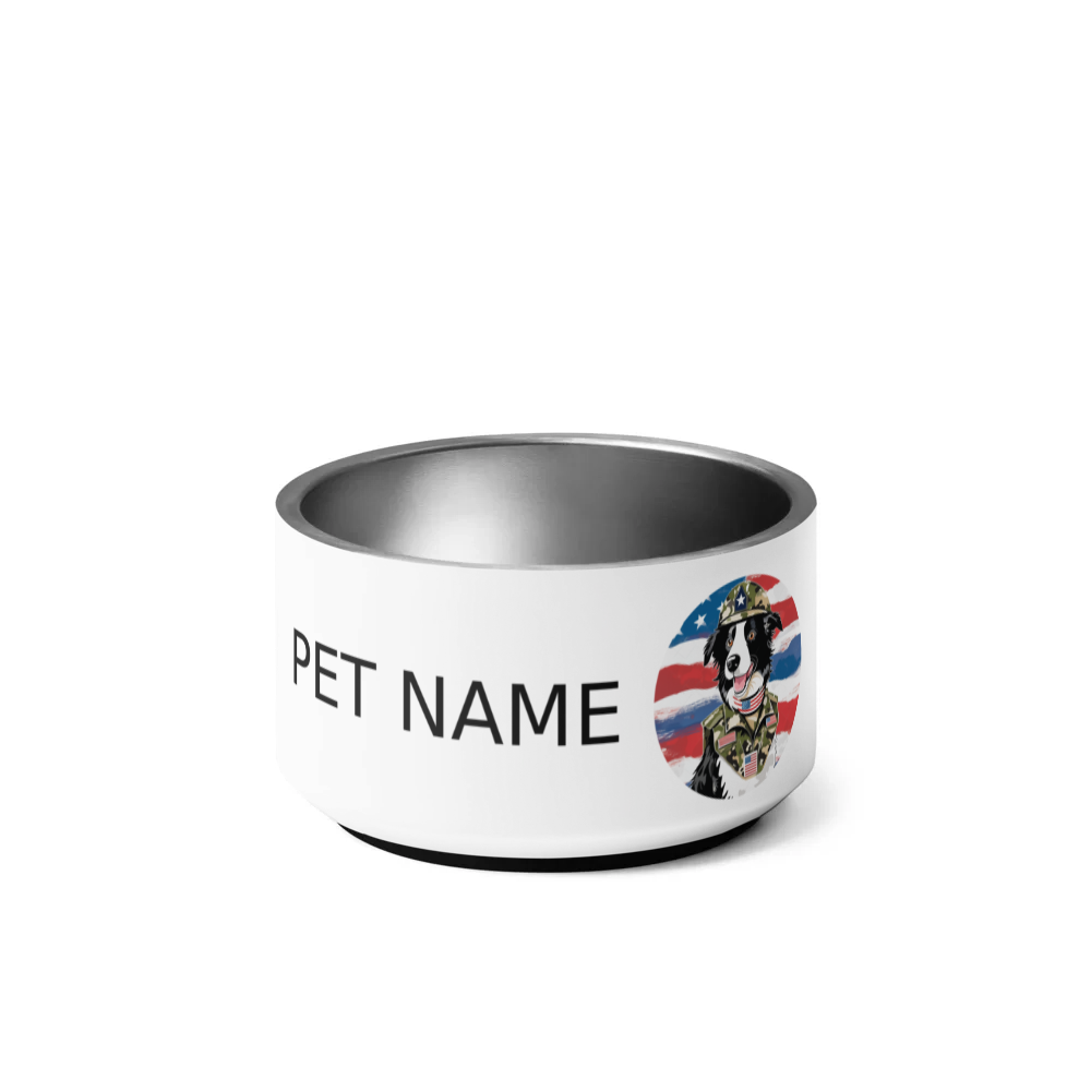 PugMug Custom Border Collie Pet Bowl