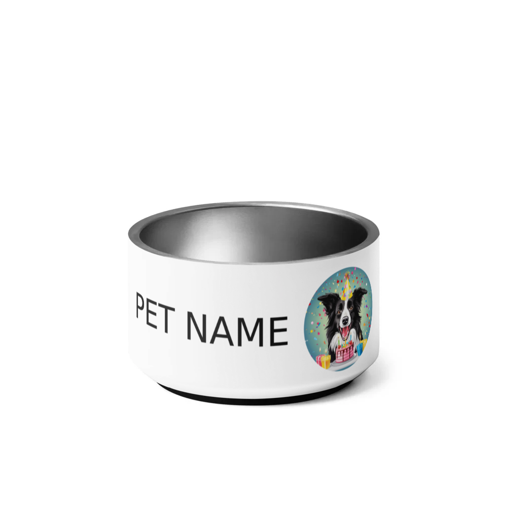PugMug Custom Border Collie Pet Bowl