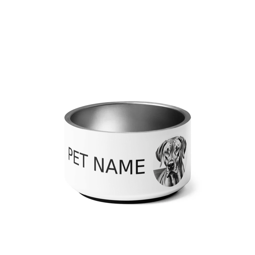 PugMug Custom Rhodesian Ridgeback Pet Bowl