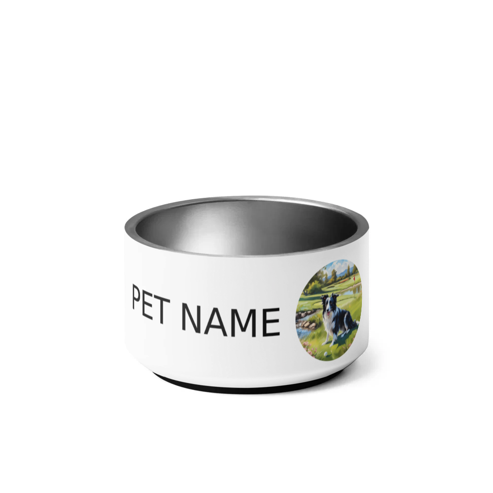 PugMug Custom Border Collie Pet Bowl