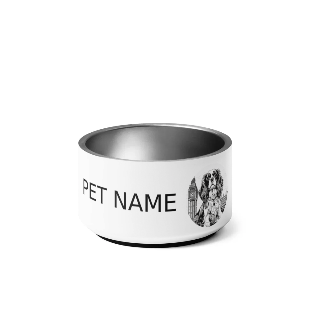 PugMug Custom Cavalier King Charles Spaniel Pet Bowl