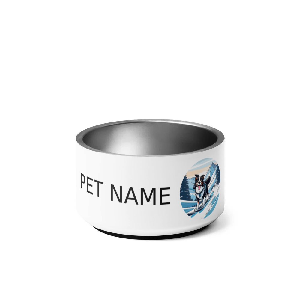 PugMug Custom Border Collie Pet Bowl
