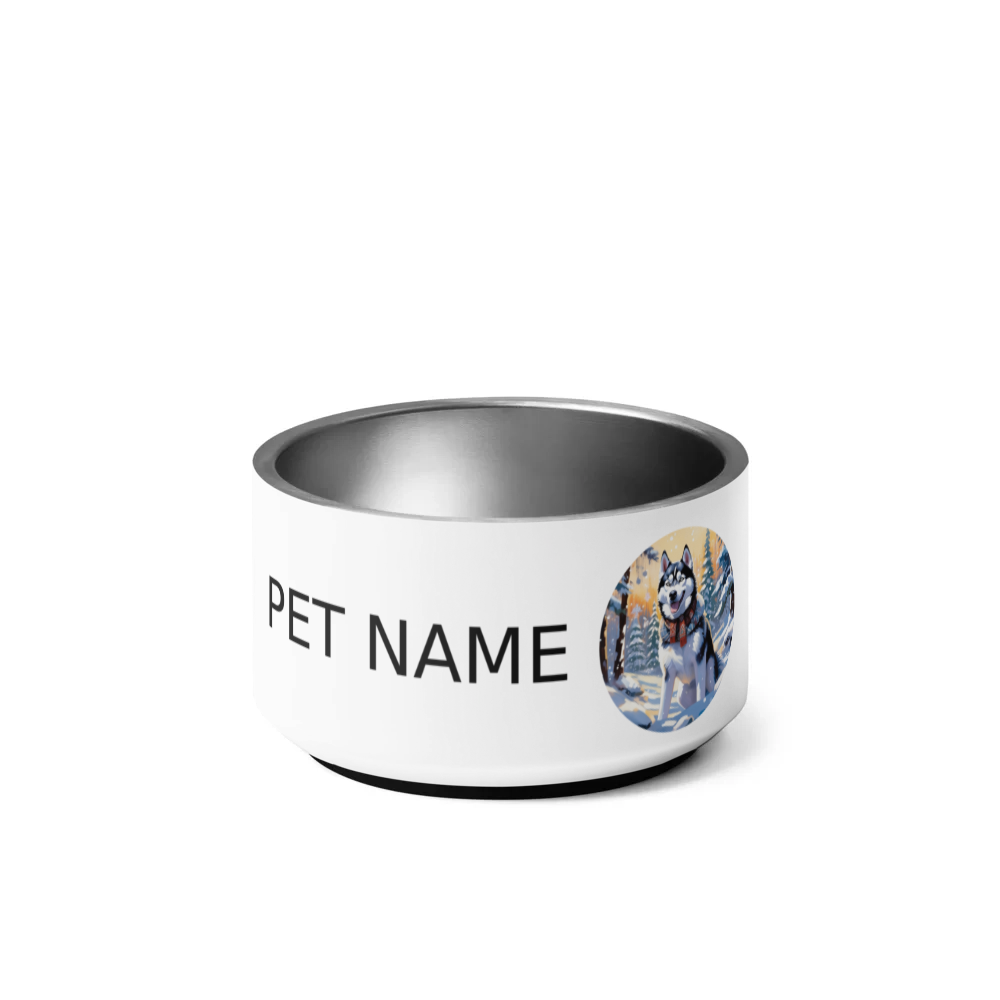 PugMug Custom Siberian Husky Pet Bowl