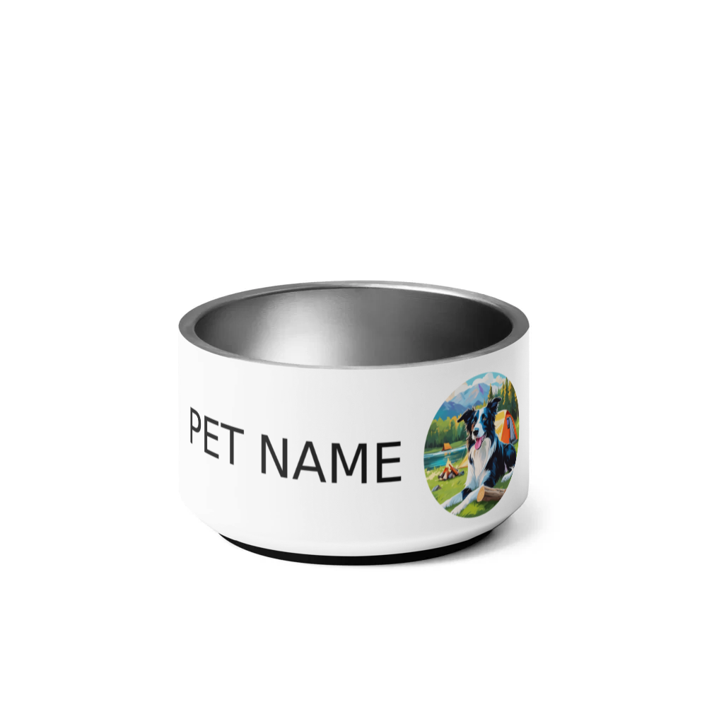 PugMug Custom Border Collie Pet Bowl