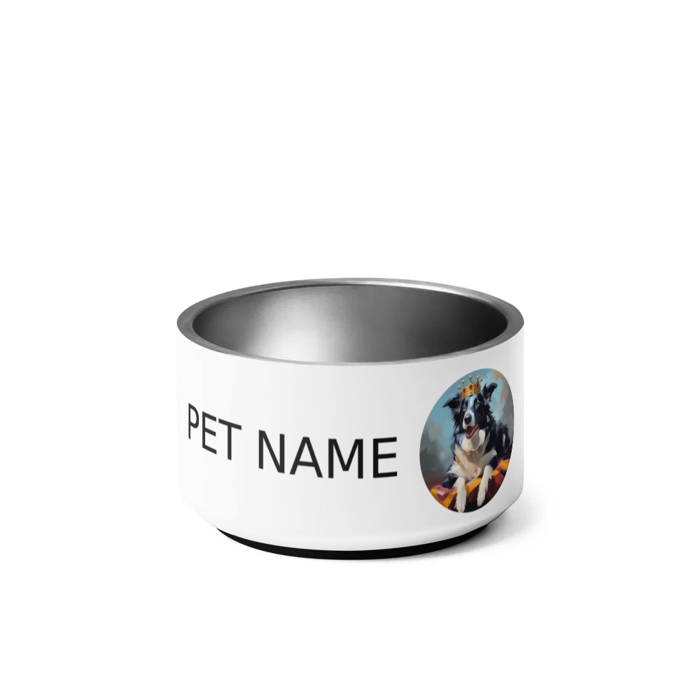PugMug Custom Border Collie Pet Bowl