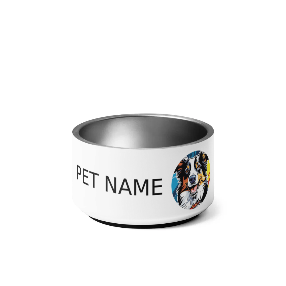 PugMug Custom Border Collie Pet Bowl