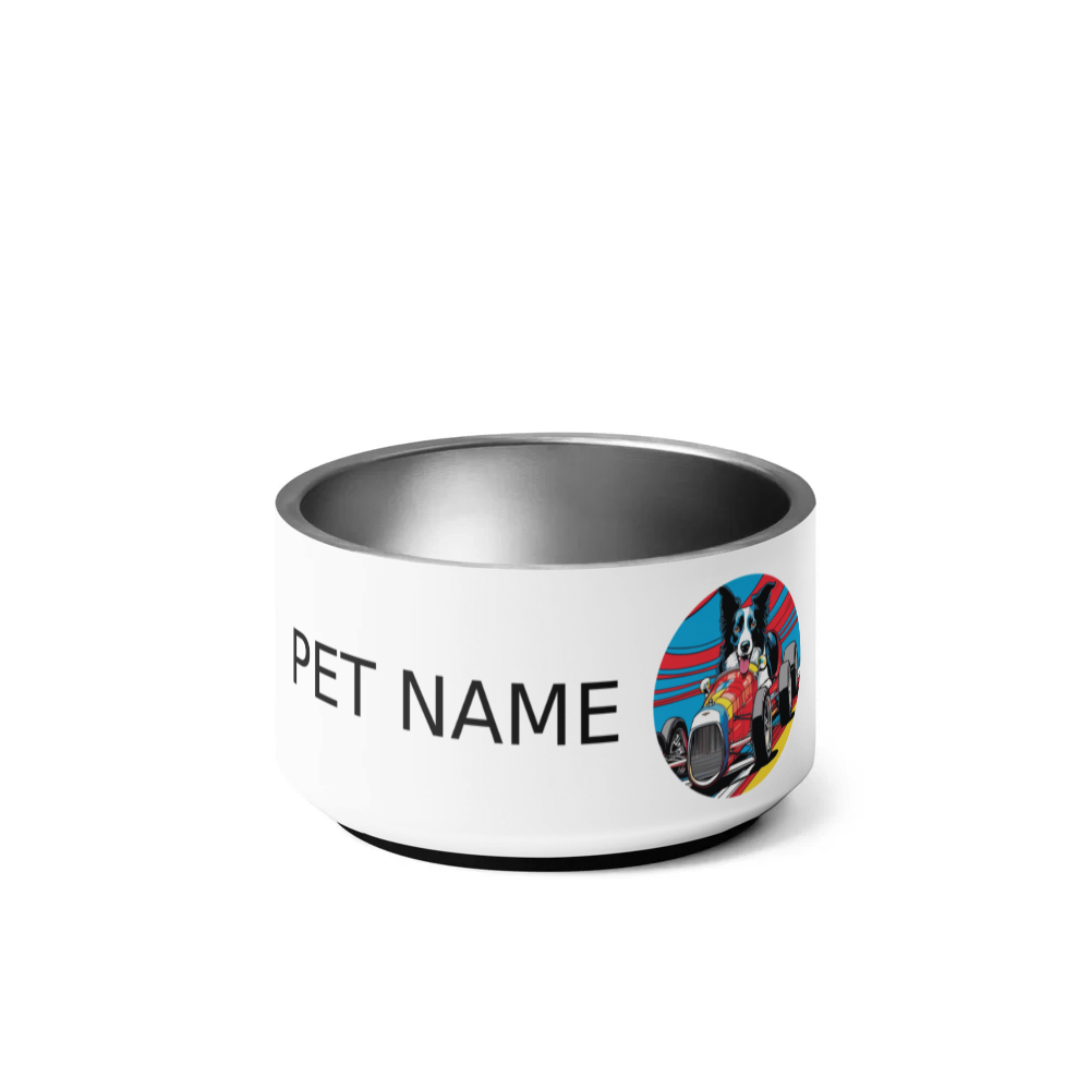PugMug Custom Border Collie Pet Bowl