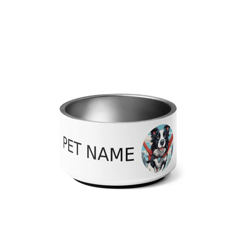 PugMug Custom Border Collie Pet Bowl