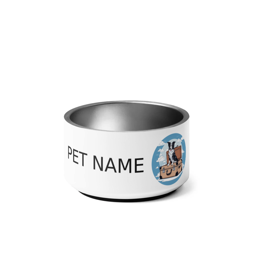 PugMug Custom Border Collie Pet Bowl