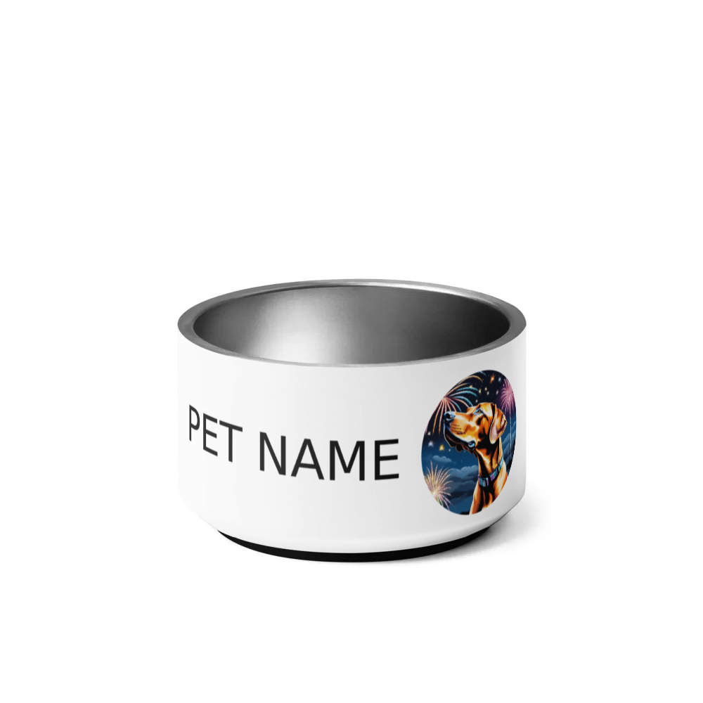 PugMug Custom Rhodesian Ridgeback Pet Bowl