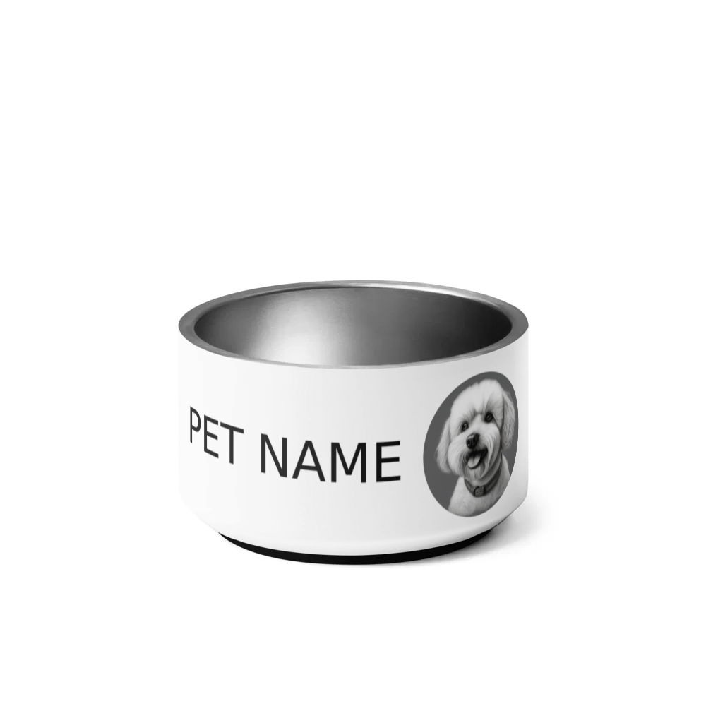 PugMug Custom Bichons Frise Pet Bowl