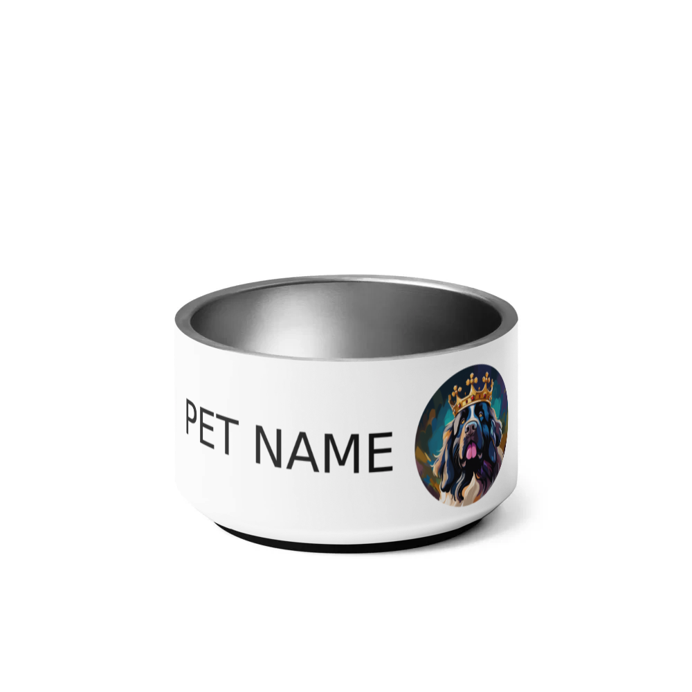 PugMug Custom Newfoundland Pet Bowl