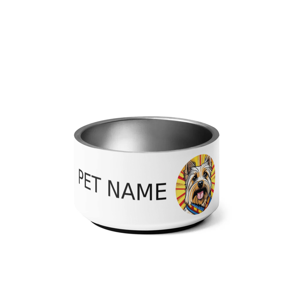 PugMug Custom Cairn Terrier Pet Bowl