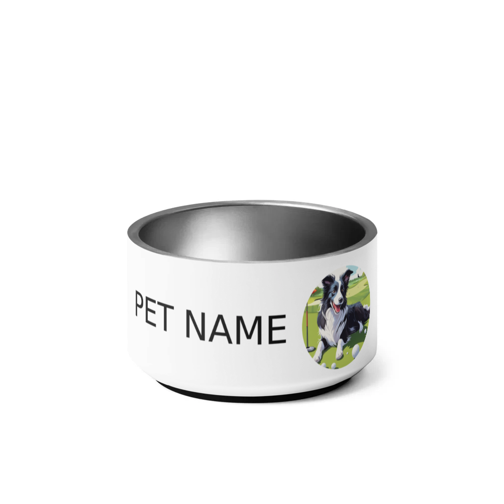 PugMug Custom Border Collie Pet Bowl