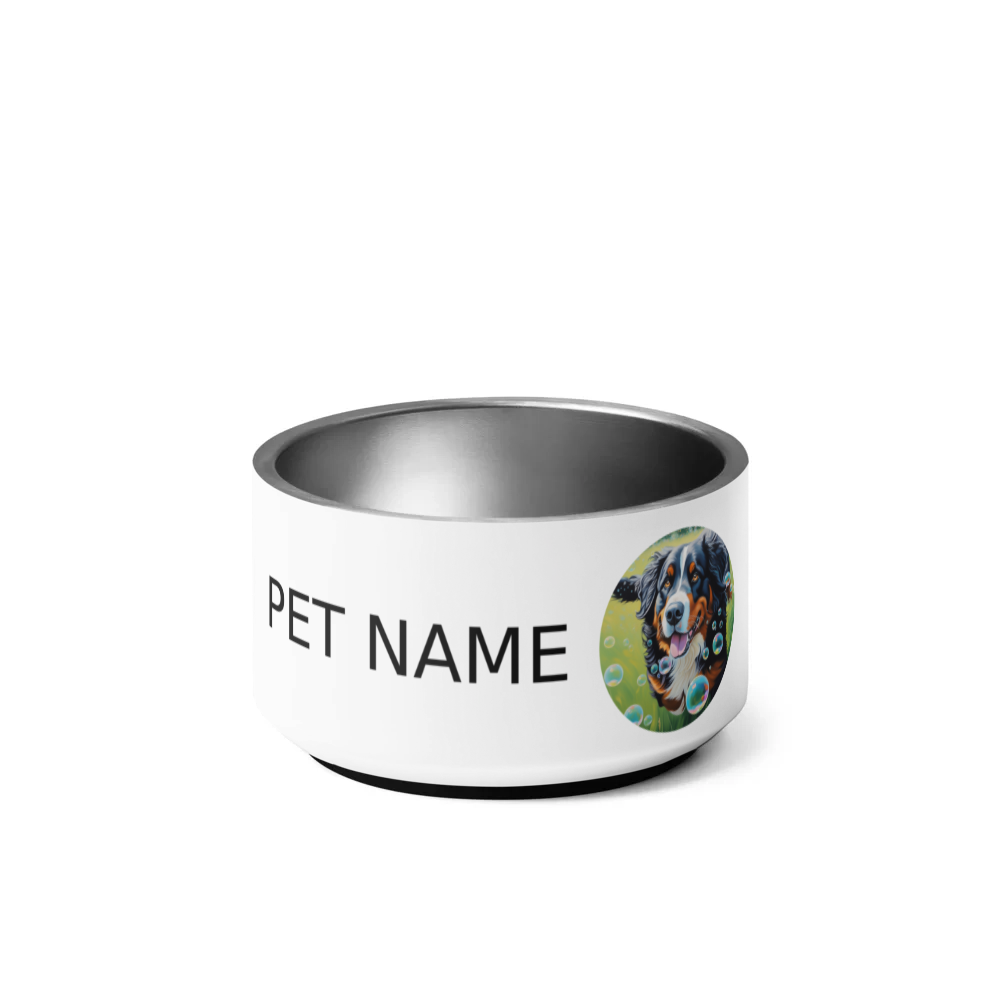 PugMug Custom Bernese Mountain Dog Pet Bowl