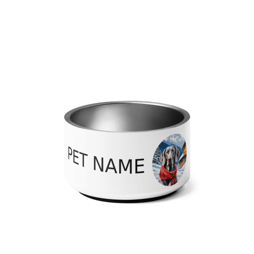 PugMug Custom Weimaraner Pet Bowl