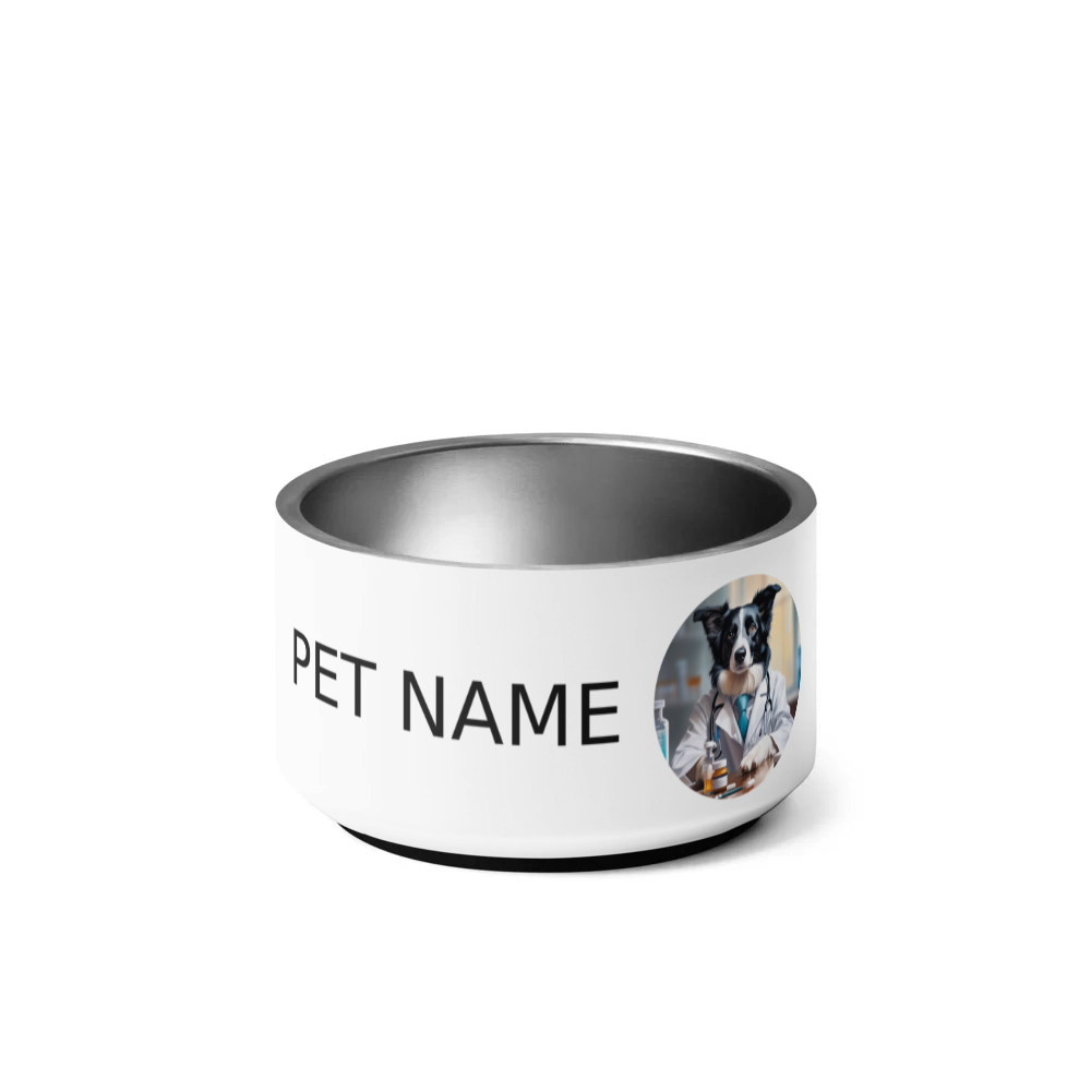 PugMug Custom Border Collie Pet Bowl