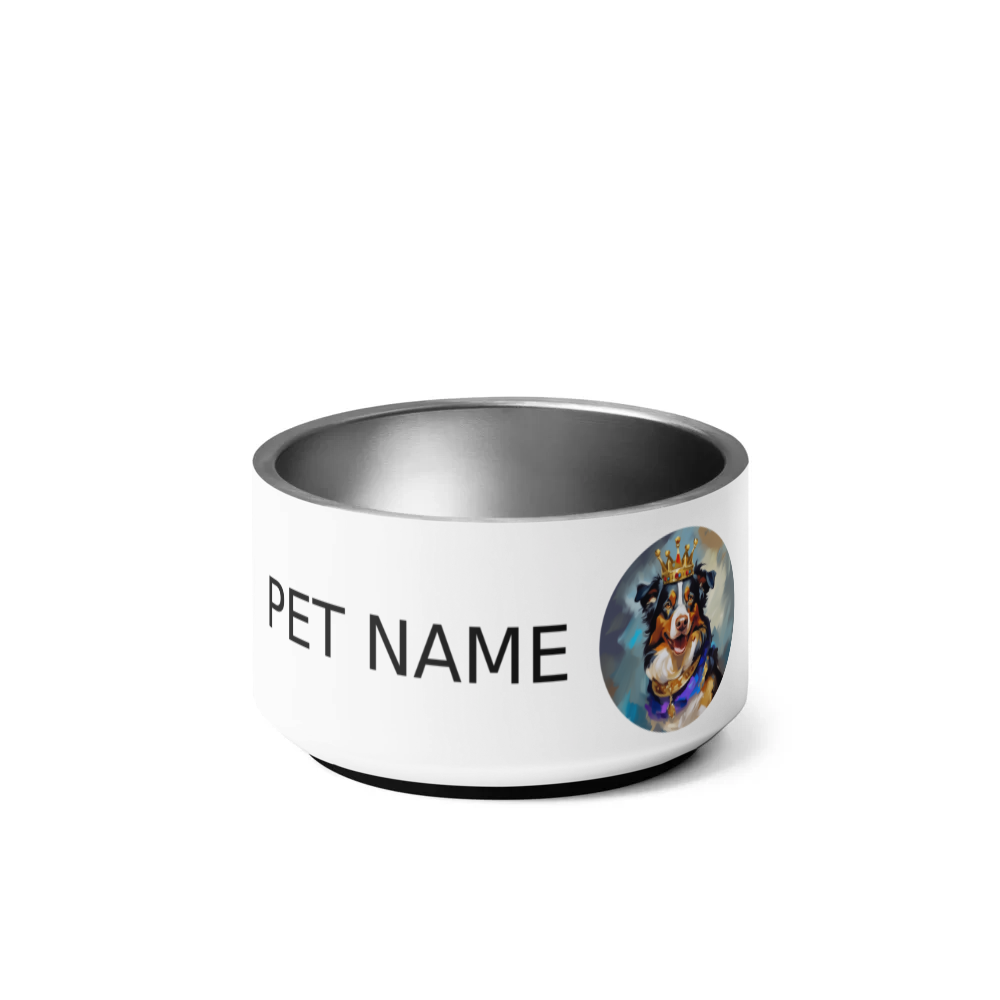 PugMug Custom Miniature American Shepherd Pet Bowl
