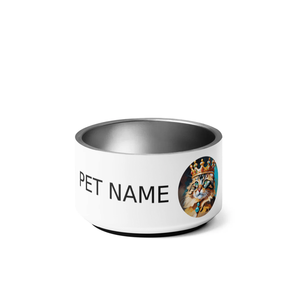 PugMug Custom Tabby Exotic Cat Pet Bowl