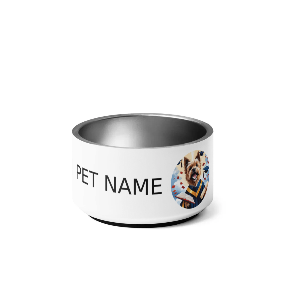 PugMug Custom Cairn Terrier Pet Bowl