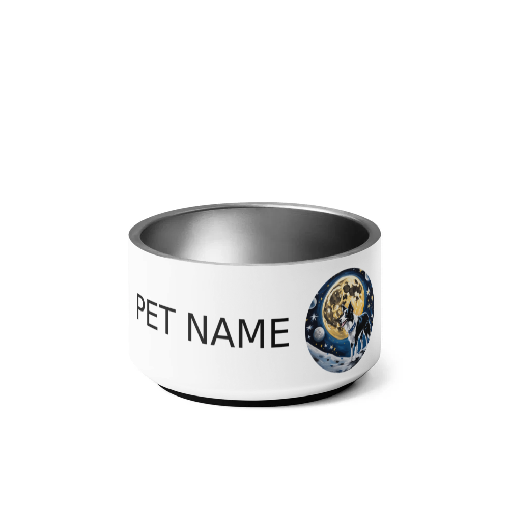 PugMug Custom Border Collie Pet Bowl