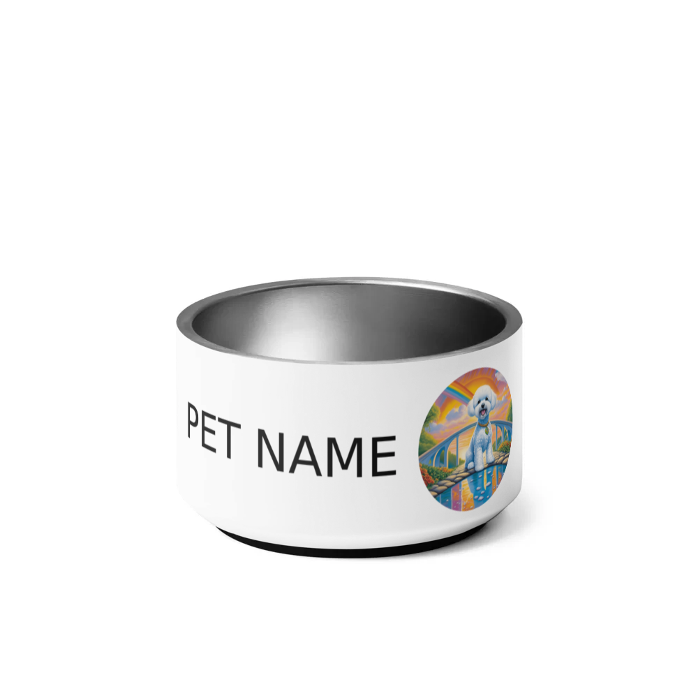 PugMug Custom Bichons Frise Pet Bowl