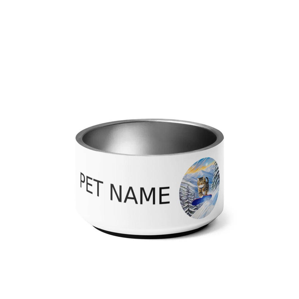 PugMug Custom Tabby Scottish Fold Cat Pet Bowl