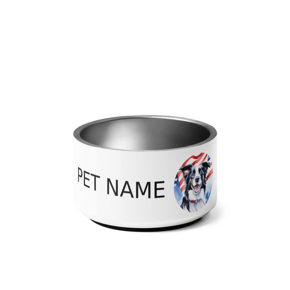 PugMug Custom Border Collie Pet Bowl