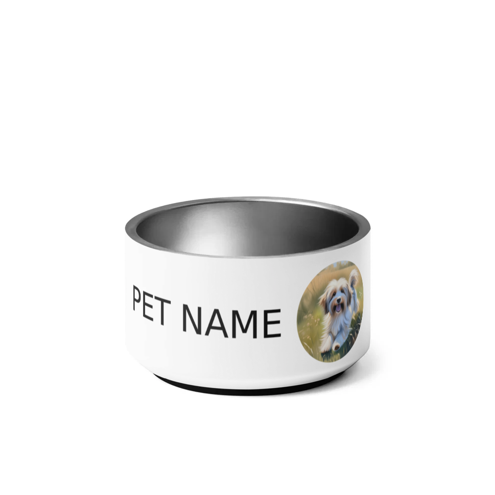 PugMug Custom Tan Havanese Dog Pet Bowl