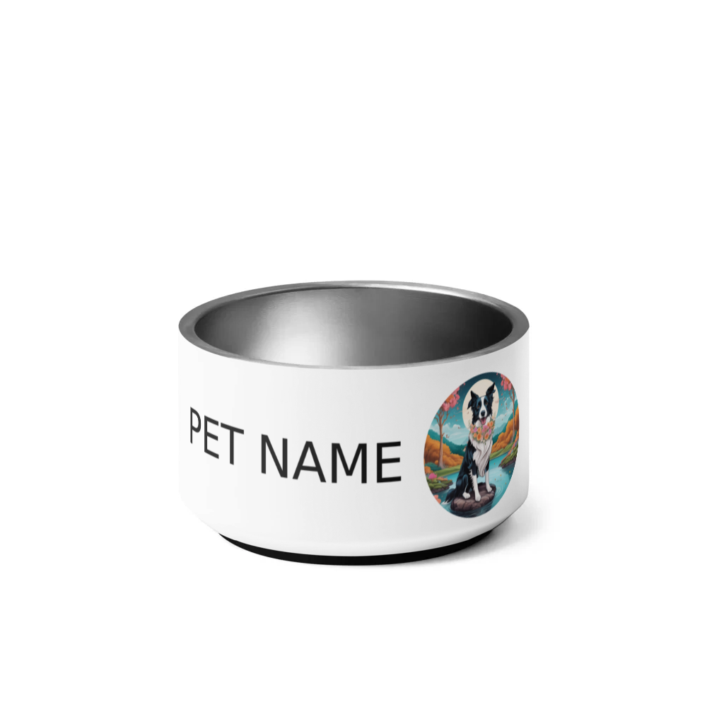 PugMug Custom Border Collie Pet Bowl