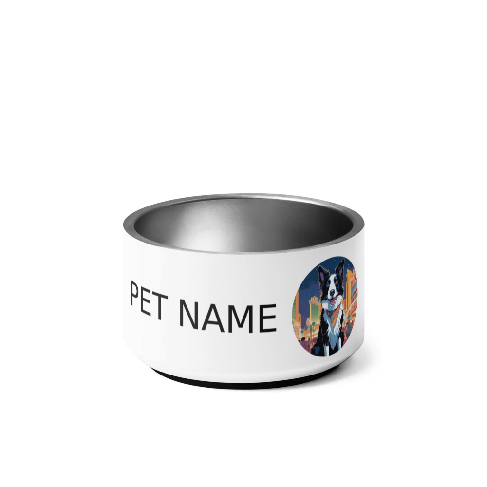 PugMug Custom Border Collie Pet Bowl